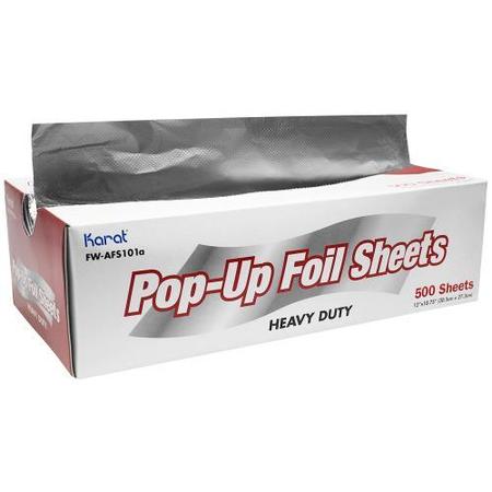 KARAT Aluminum Pop-Up Foil Sheets, PK3000 FW-AFS101
